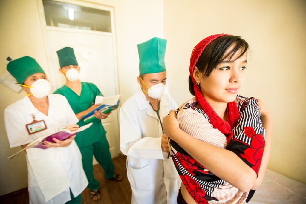 Qorabaeva being treated for tuberculosis
