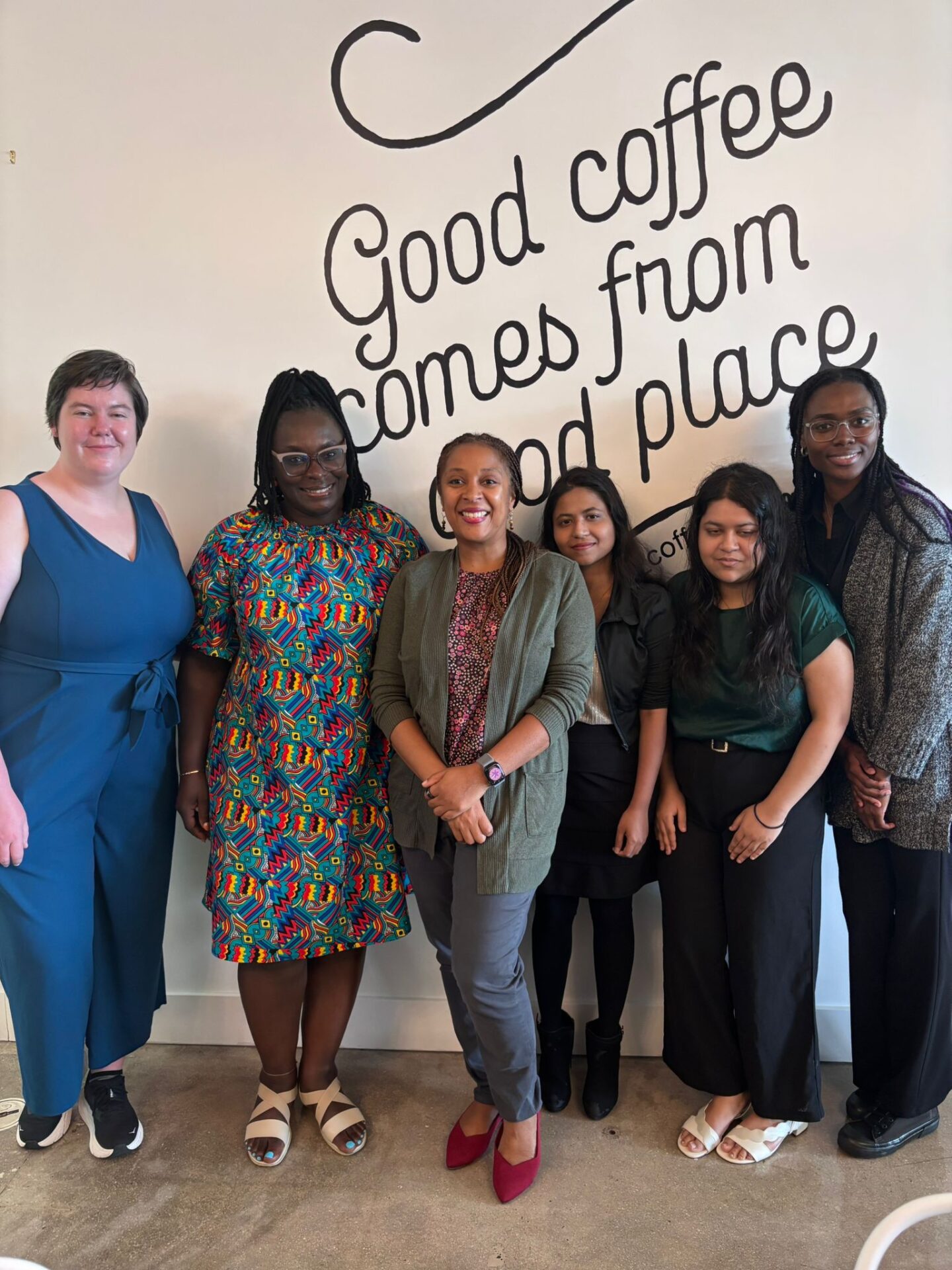 New volunteers in Broward County pose with Maurine Murenga and RESULTS staff after a congressional coffee with aides from Representatives Frankel’s and Moskowitz’s offices. 