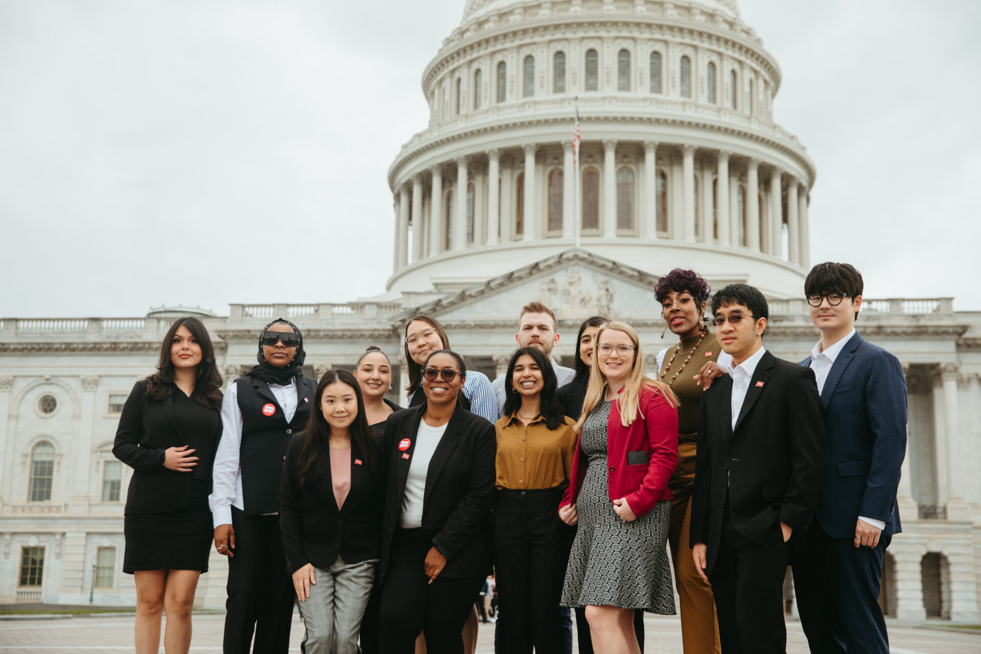 RESULTS fellows in front of Capitol Hill