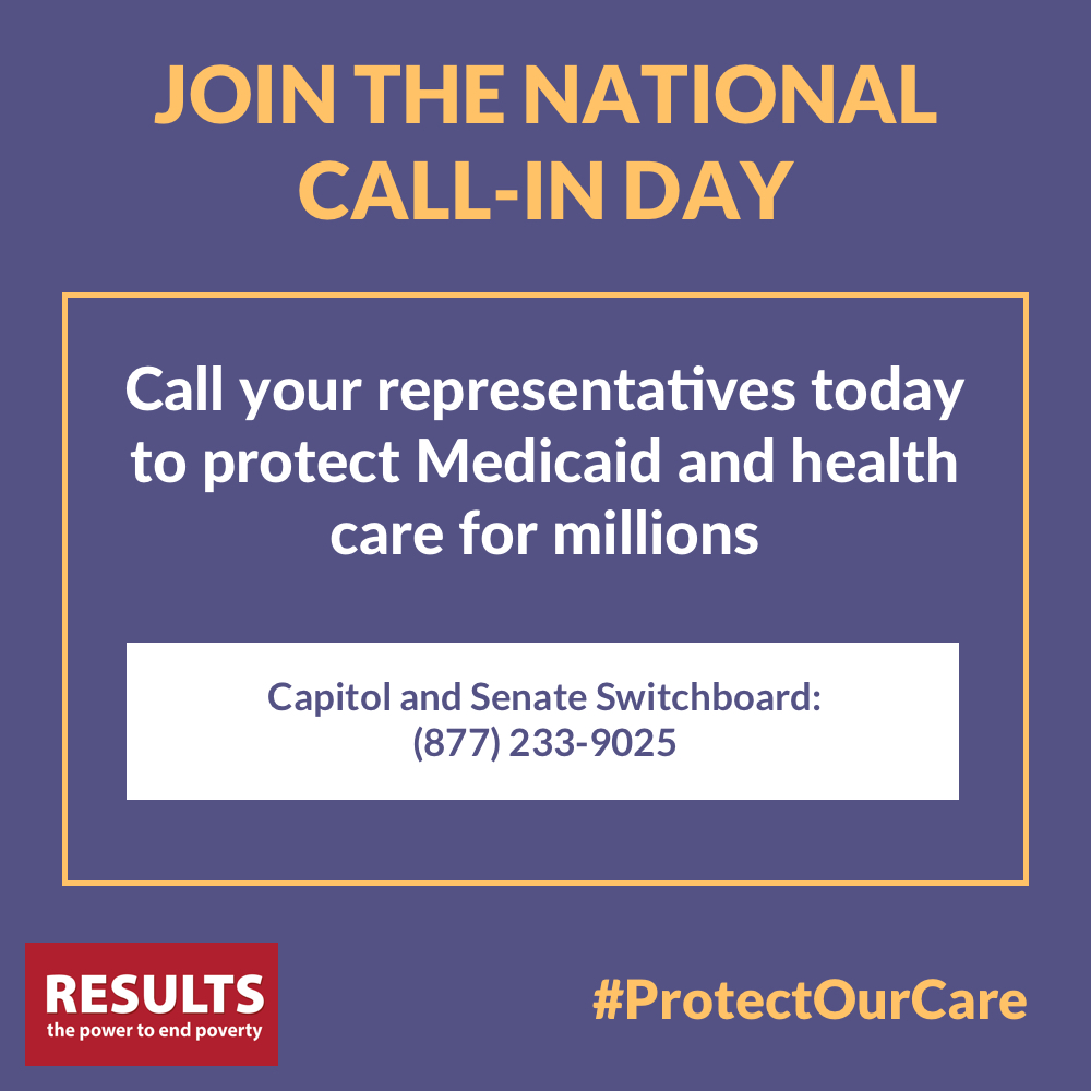 National Call-In Day TODAY to protect health care including Medicaid