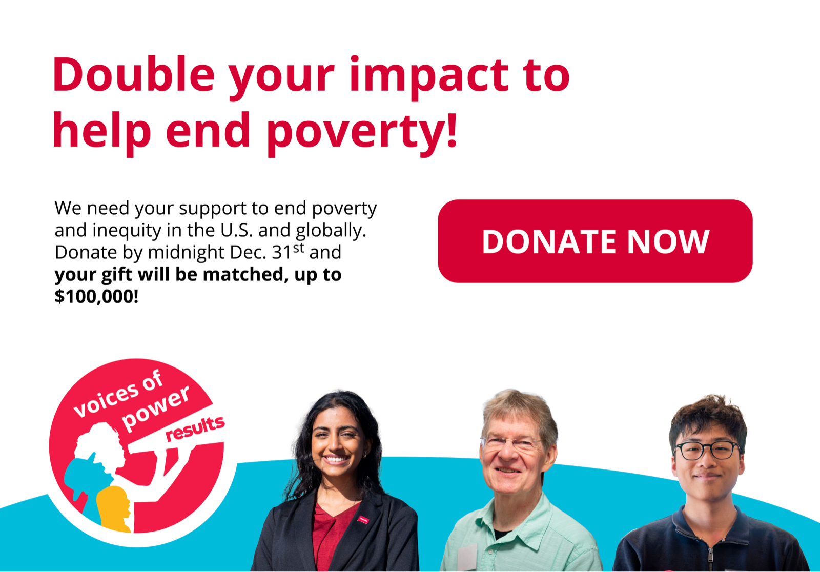 Double your impact by Donating Today