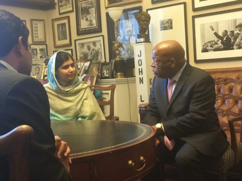 Malala and John Lewis