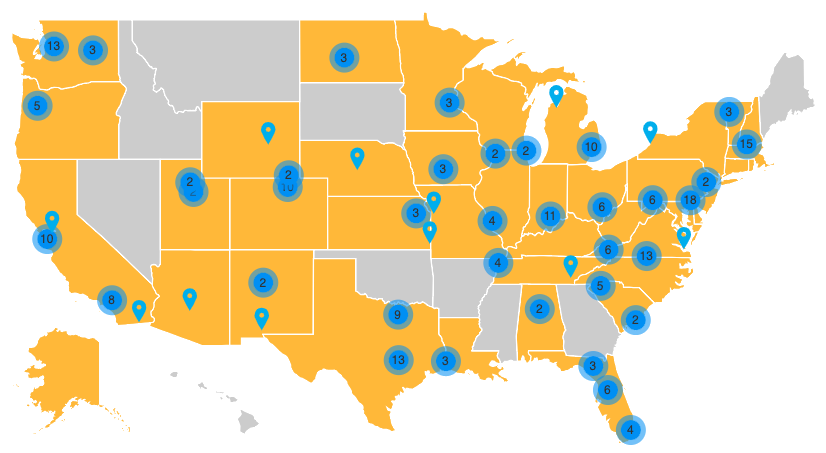 MOC meetings map 2023
